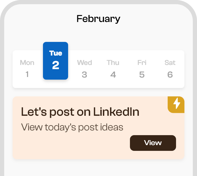 Weekly Post Ideas, Done for You