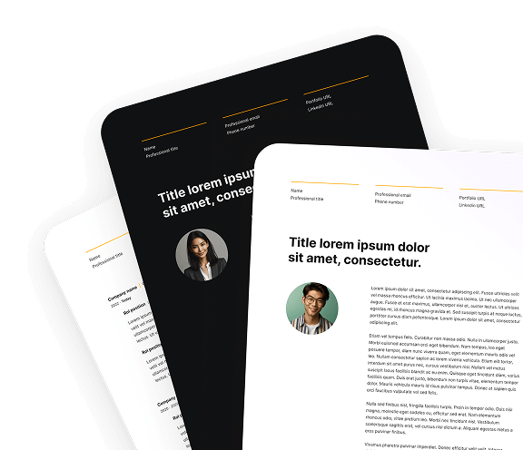 20+ Professionally Designed, HR-Approved Resume Templates