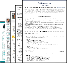 Readymade resume templates