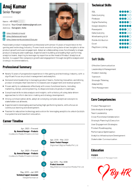 Resume template