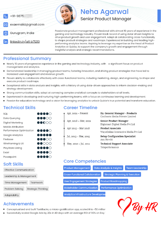 Resume template