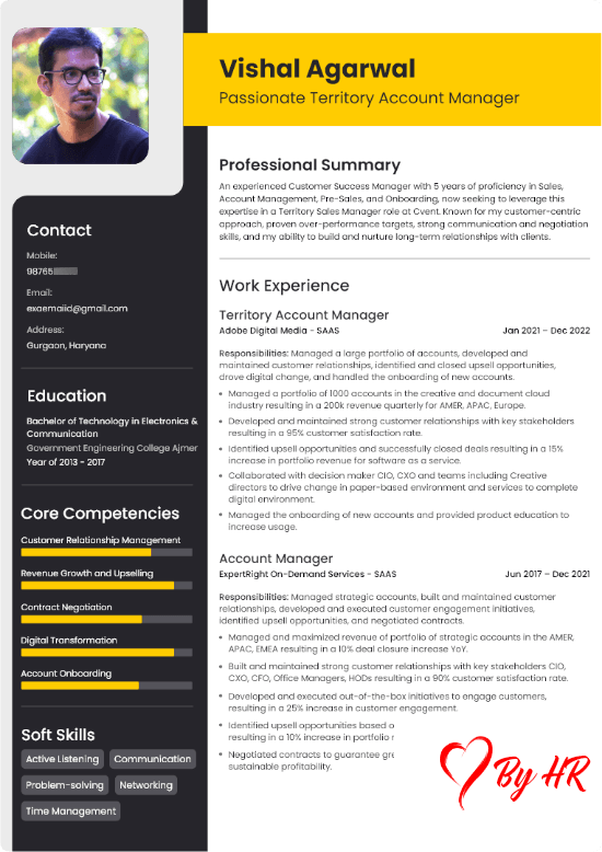 Resume template