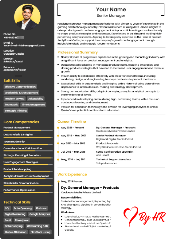 Resume template