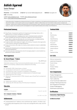 Resume template