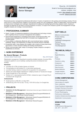 Resume template